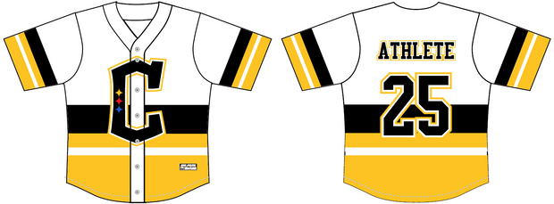 Chalkley Steelers - Full Button Baseball Jersey | Fan Jersey