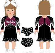 Cheer FX - Doll Pep Dress Set