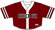 Cheer FX - Full Button Crop Jersey