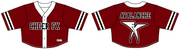 Cheer FX - Full Button Crop Jersey
