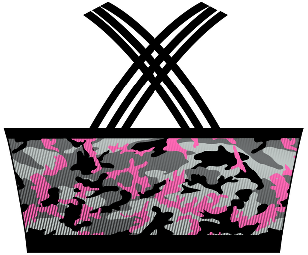 Hailstorm - Jasmine Sport Bra | Pink Camo