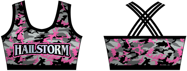 Hailstorm - Jasmine Sport Bra | Pink Camo