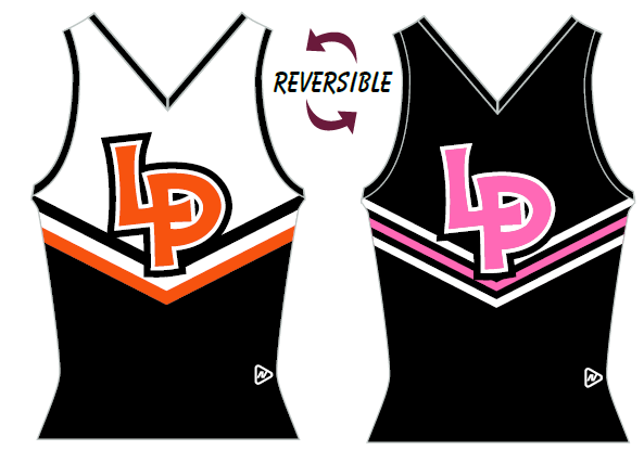 La Porte - "V" Neck Reversible Kelsie Tank