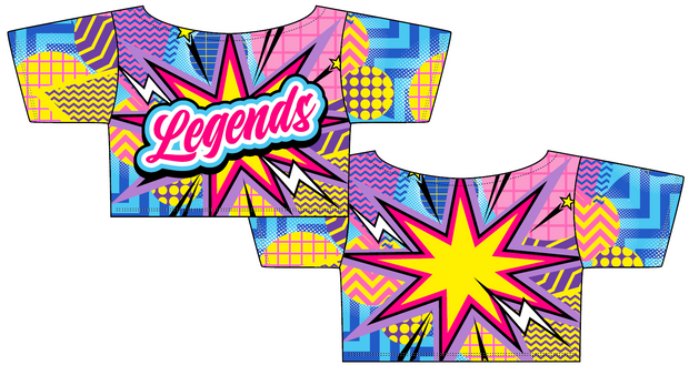 Legendary Wildcats - Totally Awesome Flash Crop Tee