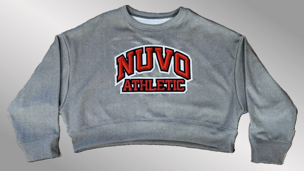 Omega Crop Sweatshirt | Arch & Bridge Font