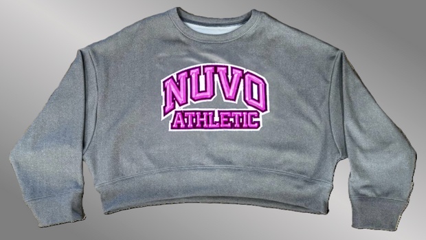 Omega Crop Sweatshirt | Arch & Bridge Font