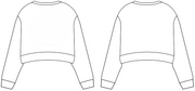 Omega Crop Sweatshirt | Arch & Bridge Font
