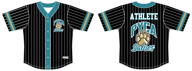 PYCA - Full Button Baseball Jersey