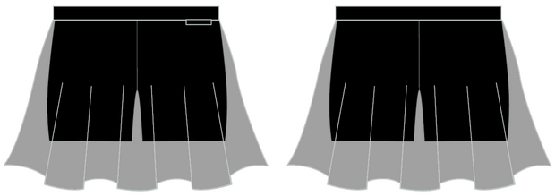 Phantom - Mesh Flutter Skirt