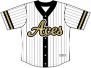Texas Aces - Full Button Baseball Jersey |19
