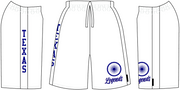 Texas Legends - Men's Athletic Shorts | WHITE