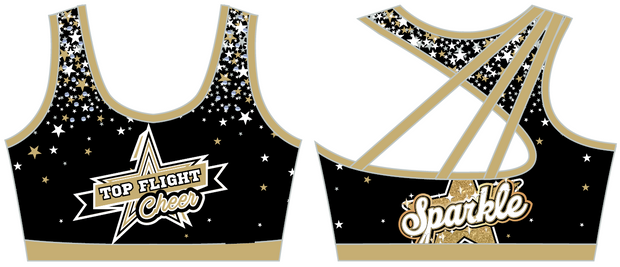 Top Flight - Camille Sport Bra | Sparkle
