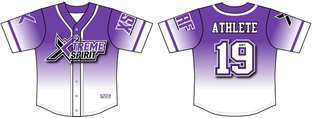 Xtreme Spirit - Full Button Baseball Jersey