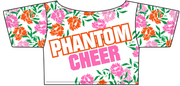 Phantom Cheer - Flash Crop Swim Cover Up