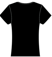 Pearland High School Parents - Black Cap Sleeve Tee w/Rhinestones