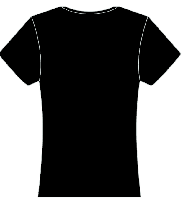 Pearland High School Parents - Black Cap Sleeve Tee w/Rhinestones