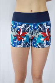 USA Stars Fierce Active Shorts