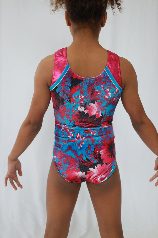Velvet Floral Fit - Practice Leotard