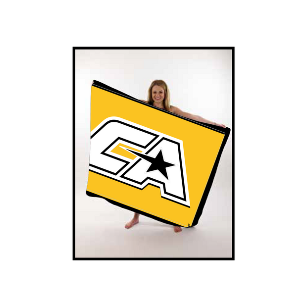 Champion All-Stars Large Throw Blanket in Yellow