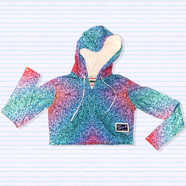 Women's Cool Vibes Crop Hoodie Tee