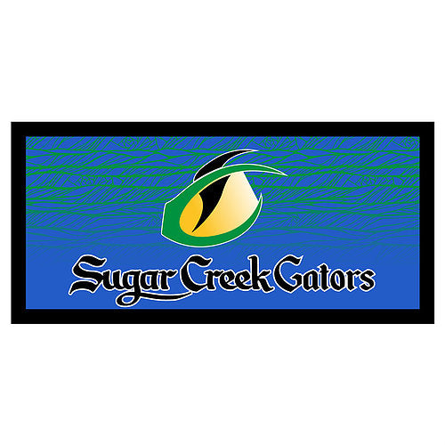 Sugar Creek Gators Beach Towel