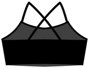 Be Amazing - Black Demi Sports Bra