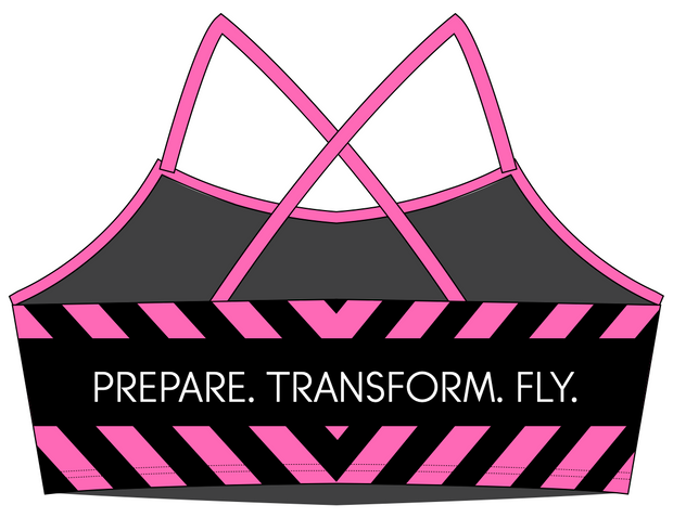 Be Amazing - Pink Demi Sports Bra