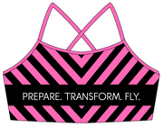 Be Amazing - Pink Demi Sports Bra