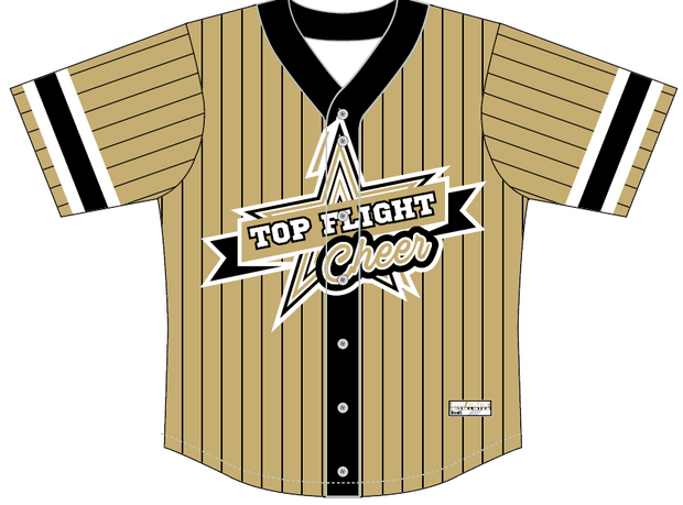 Top Flight - Full Button Baseball Jersey