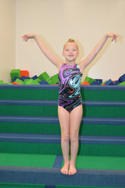 Velvet Psychedelic Craze - Practice Leotard