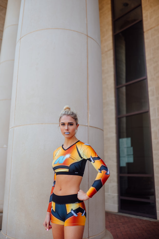 GOLDEN ARMOR - Fierce Active Shorts