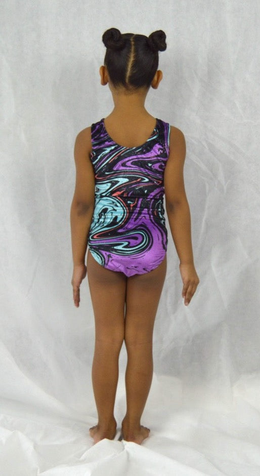 Velvet Psychedelic Craze - Practice Leotard