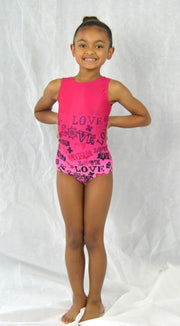 Sweet & Sassy Pink Love - Practice Leotard
