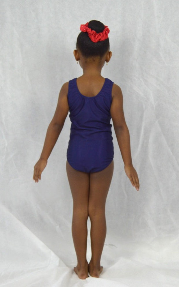 Olympic Red Swirly - Practice Leotard