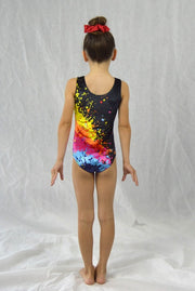 Velvet Paint Splatter - Practice Leotard