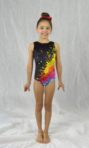 Velvet Paint Splatter - Practice Leotard