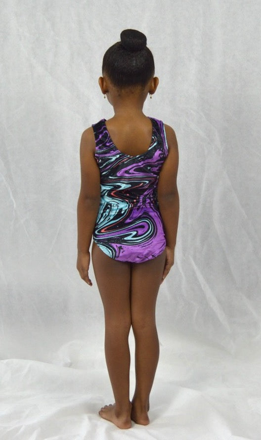 Velvet Psychedelic Craze - Practice Leotard