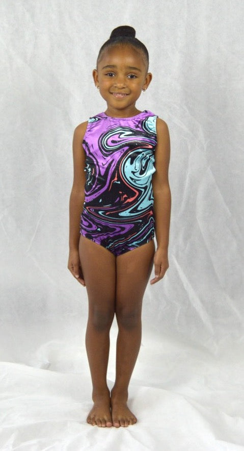Velvet Psychedelic Craze - Practice Leotard