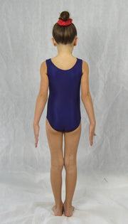Olympic Red Swirly - Practice Leotard