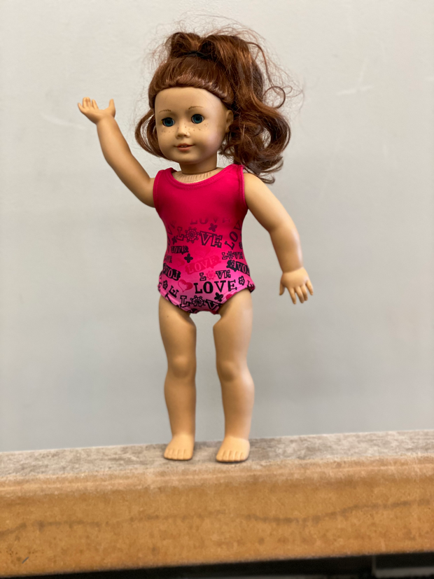 American Girl Doll Practice Leotard