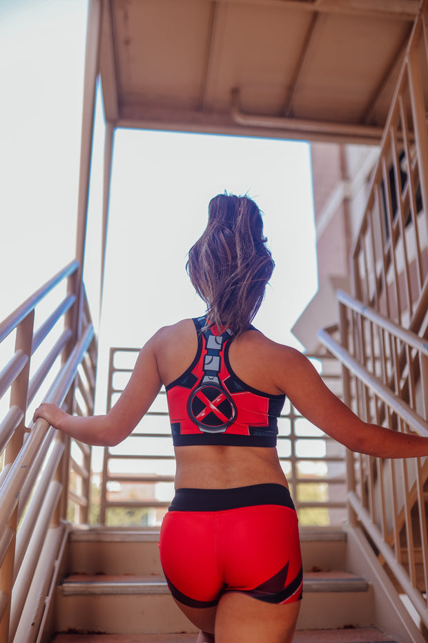 RED NINJA - Fierce Active Shorts