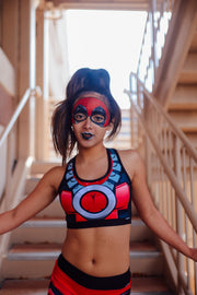 RED NINJA - Kourtney Sports Bra