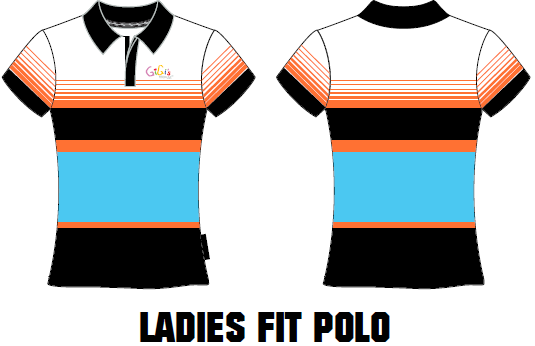 GiGis Playhouse - Women's Zip Polo