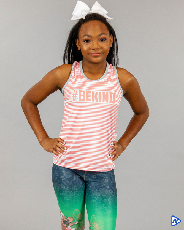 #BEKIND Women's Loose Tank in Peach