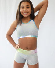 Aluminum Fierce Active Shorts