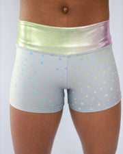 Aluminum Fierce Active Shorts