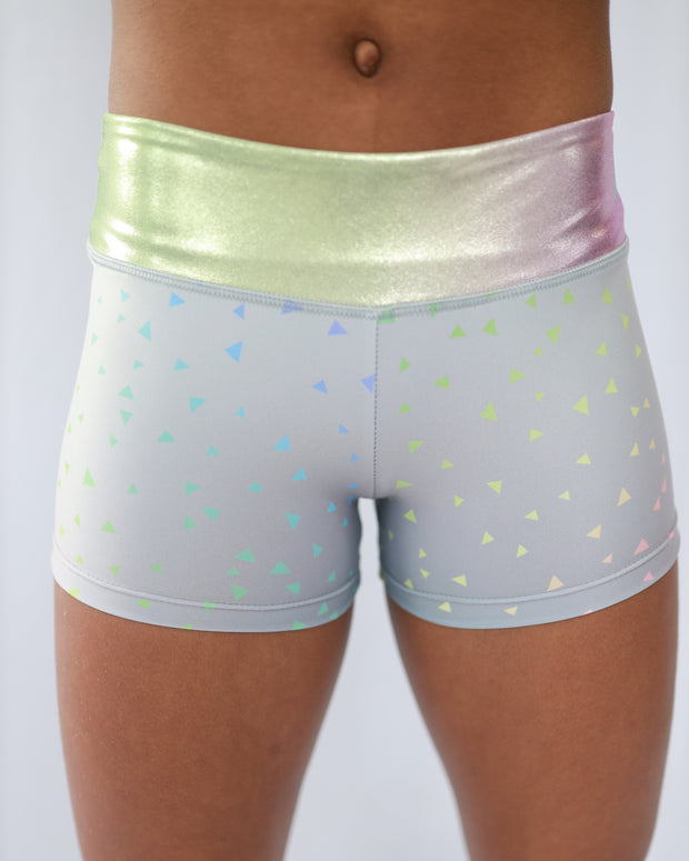 Aluminum Fierce Active Shorts
