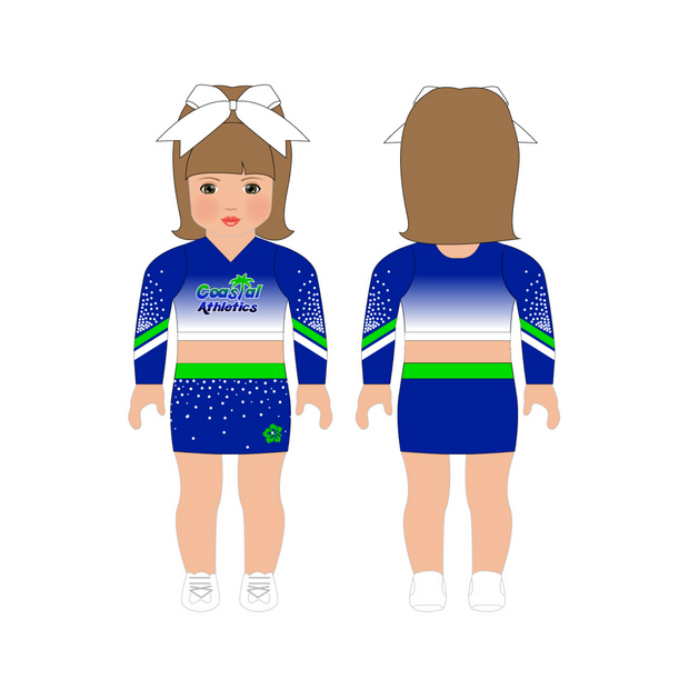 Coastal Athletics AG Doll Uniform Set
