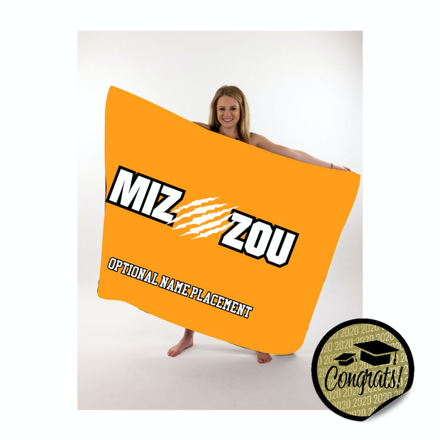 Mizzou Large Throw Blanket