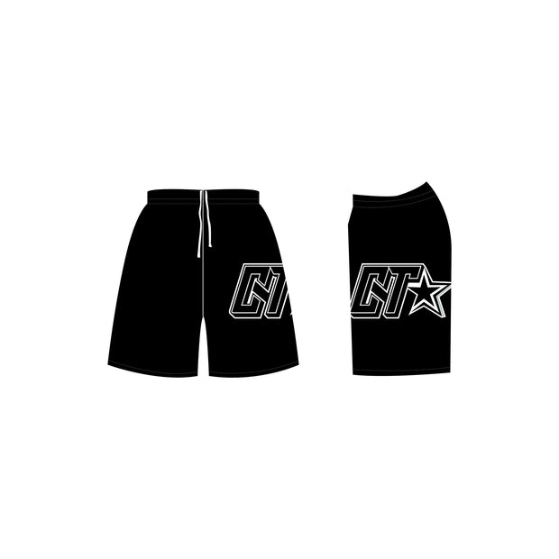Cheer Trixx Men's Cheer Shorts in Black